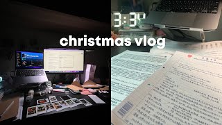 productive study vlog singapore | getting my life together before 2023, christmas shopping 🎄
