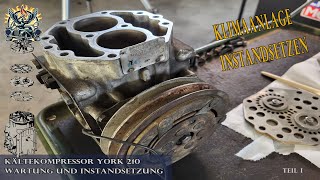 Klimatyzacja Mercedes - Kompresor York 210 (W114, W116, W123, R107)