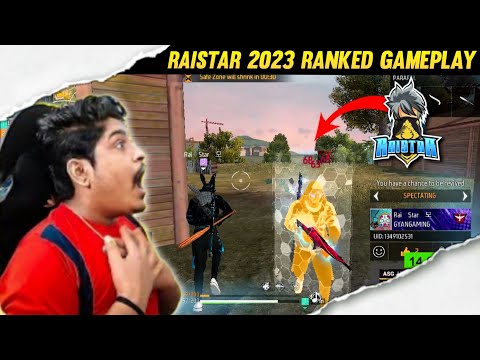 Raistar 2023 Ranked Gameplay || Raistar Booyah Possible Last Circle GyanSujan Op Reaction On Raistar