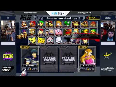 NEW FISH Melee LS: Zoso (Marth) vs Amino | MikeHaze (Fox/Sheik)