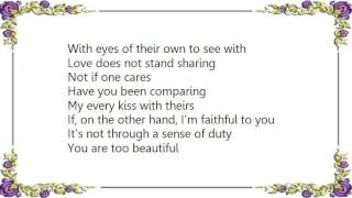 Elvin Jones - You Are Too Beautiful Lyrics