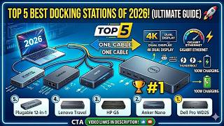 STOP Wasting Money! 🛑 The ONLY 5 Docking Stations You Need in 2026 (Thunderbolt 5 & More)