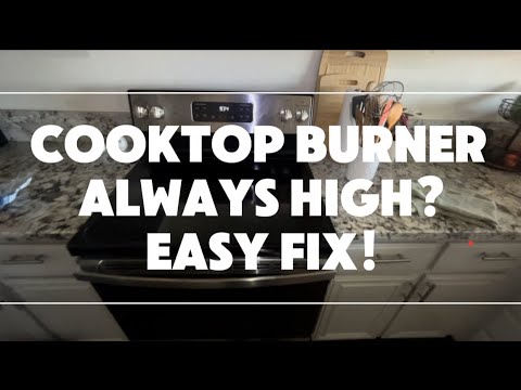 GE Electric Cooktop Fix: Burner Too Hot on Low? Done Fast! Part #WB24X25013