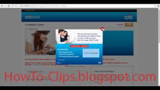 [CH1] How to Pay CitiBank Credit Card Bill Online using Debit Card 2016