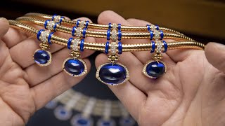 Bvlgari Tanzanite Falls necklace | Polychroma High Jewelry
