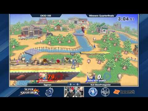 DIOD XIII SSB4 Singles Winners Quarters: Eggman (Olimar) Vs. NLS SilentProtagonist (ZSS)