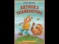 Arthur S Thanksgiving Storybook Read Aloud