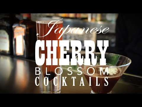 Japanese Cherry Blossom Cocktails
