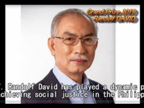 写真：Slideshow to introduce Prof. Randolf DAVID