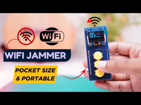 Mini WiFi Jammer Build – ESP8266 Deauther DIY Project!