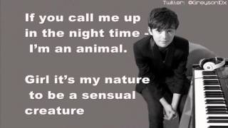 Animal in the Night -  Greyson Chance  2014