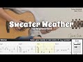 Sweater Weather The Neighbourhood Fingerstyle Guitar TAB Chords Lyrics