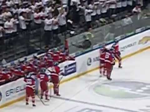 Gol Martina Ševce šesté finále KHL 2014