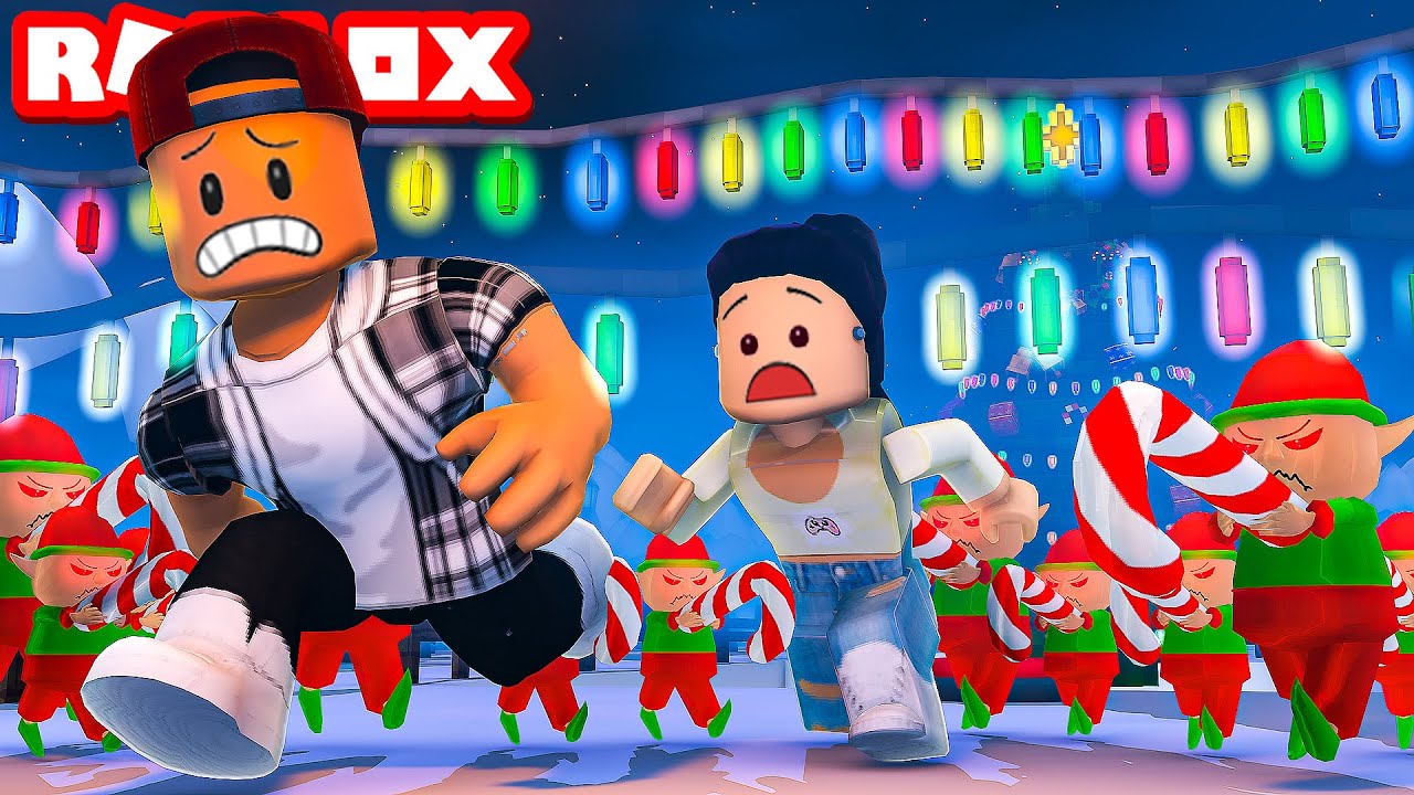 ROBLOX ESCAPE SANTA EVIL ELVES...