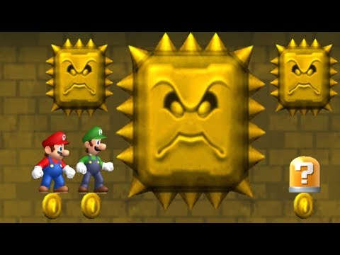 Newer Super Mario Bros Wii Co-Op Walkthrough - Part 2 - Rubble Ruins