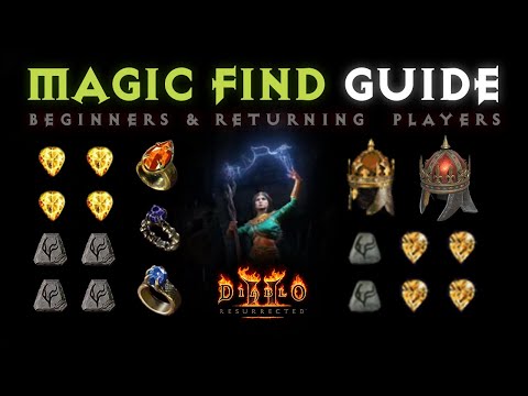 Beginner's Guide for Magic Finding in Diablo 2 Resurrected - How does Magic Find Work - Where to MF