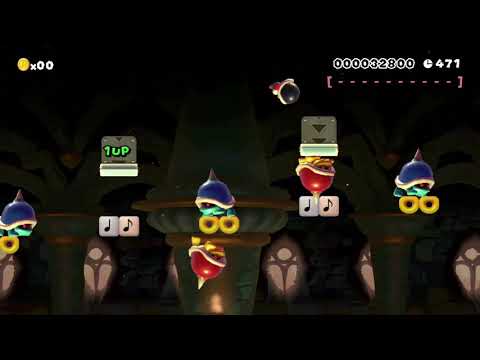 マリオでイッテQ!クッパ城で(↑+)→+XA押自動OR自力ツアー by ツーテンドウ - Super Mario Maker - No Commentary 1bs