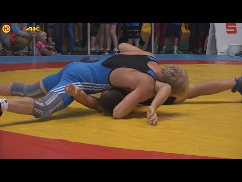 Ringen int. Brandenburg-Cup 2014 Kadetten (Gr./Rö.) - 58kg Finale 3+5