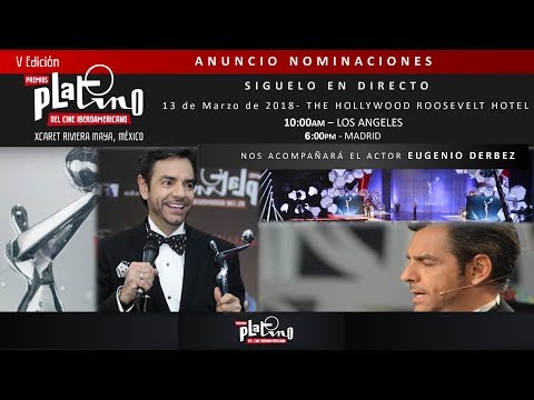 Anuncio Nominados Premios Platino 2018