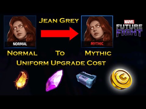 Jean Grey Uniform Upgrade Cost Information For Beginners - F 2 P - Marvel Future Fight