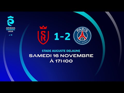 J8 I STADE DE REIMS – PARIS SAINT-GERMAIN (1-2), le résumé I Première Ligue FFF 2024-2025