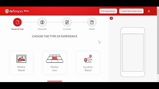 How to create a Marker-based AR experience with the ARLOOPA studio?