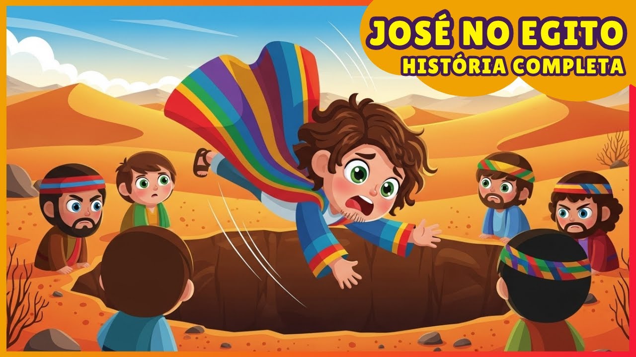 JOSÉ do EGITO: De ESCRAVO a GOVERNADOR do EGITO | Desenho Bíblico Animado para Crianças