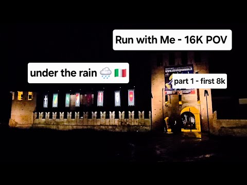 Run with Me – 16K Easy POV in Rain | Milan Province (Canegrate), Italy 🇮🇹 – Part 1 (First 8K)