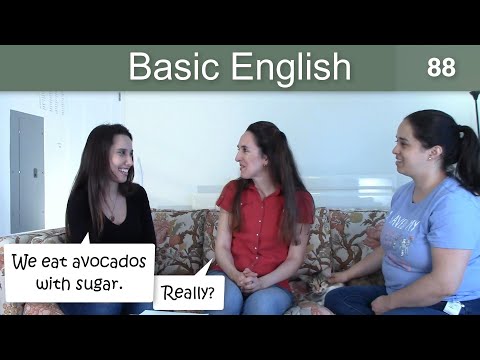 Lesson 88 Basic English with Jennifer Vocabulary Review Colors Foods 