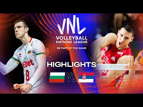 🇧🇬 BUL vs. 🇷🇸 SRB - Highlights Week 3 | Men's VNL 2023