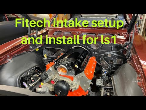 LS1 Fitech ultimate LS 70002 intake setup and install
