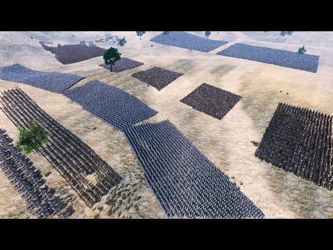 MEDIEVAL ARMY vs 20.000 HEAVY KNIGHTS | UEBS