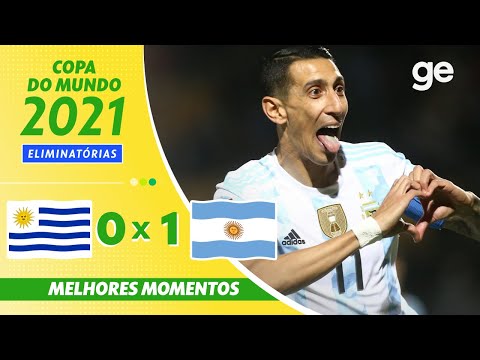 Gols e lances de Uruguai x Argentina