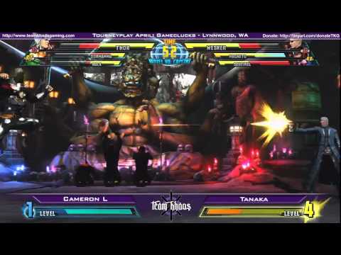 Tourneyplay April MvC3 Singles - Cameron L vs Tanaka