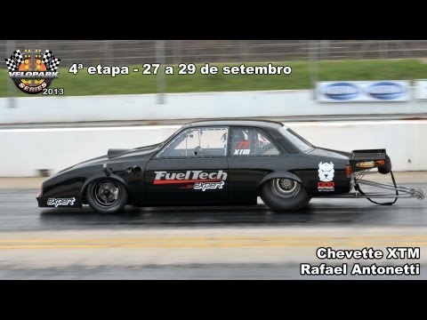 Chevette Turbo - 0 a 310 km/h em 7s - Rafael Antonetti - 4ª etapa Velopark Series de Arrancada 2013