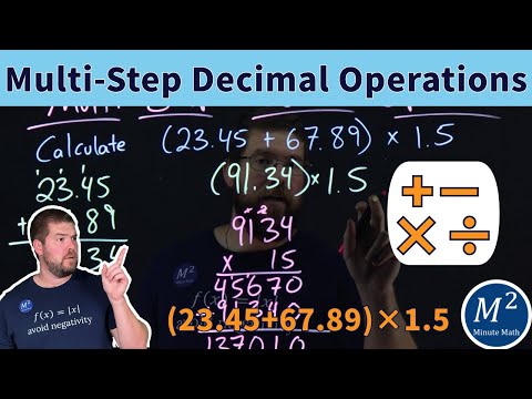 How to Solve Multi Step Decimal Problems Efficiently: (23.45+67.89)×1.5