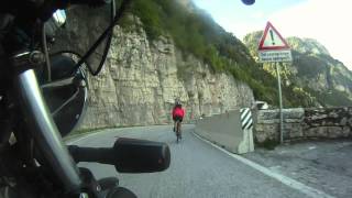 preview picture of video 'Mendelpass, Eastern descent, Italy, Motorcycle-trip on my XJ 650'