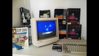 Commodore 1084S CRT Monitor on Amiga 500 + Review
