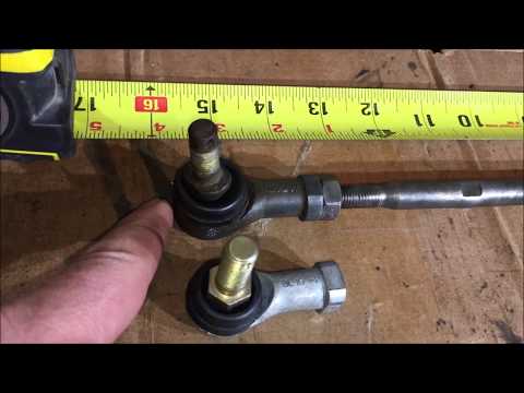 How to Replace Polaris Sportsman 400 Inner and Outer Tie Rod Ends.