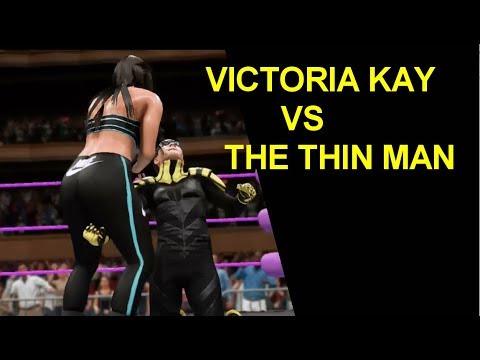 GLOW 1985 Victoria Kay vs The Thin Man - Mixed Match