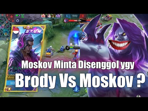 Gameplay brody vs Moskov | Brody Top Global | Mobile Legends