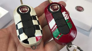 How to change the Fiat 500 remote key cover
