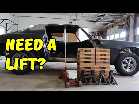 How to Get Your Car On and Off Your DIY Wooden Car Stands (Wheel Cribs)