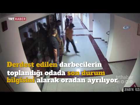 Özel Kuvvetler Komutanlığında derdest edilen darbecilerin görüntüleri