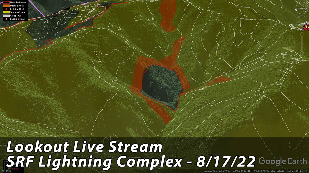 SRF Lightning Fires - 8/17/2022