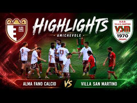 "Highlights: Alma Fano Calcio 5-0 vs Villa San Martino."