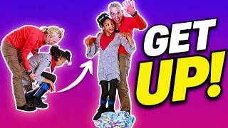 Crouched? Fix It with This Simple Reach Down & Stand Up Exercise 👧🏽💪🏽 | Moderate CP PT #57