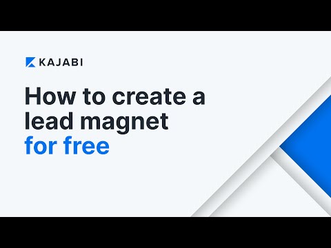 How To Create A Lead Magnet For Free For Beginners