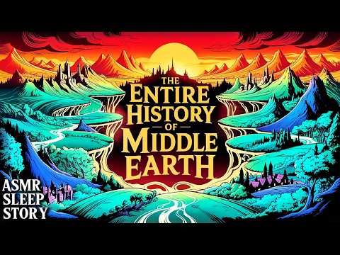 The Entire History of Middle-Earth: LOTR Lore | Cozy Tolkien Bedtime ASMR with Ambience