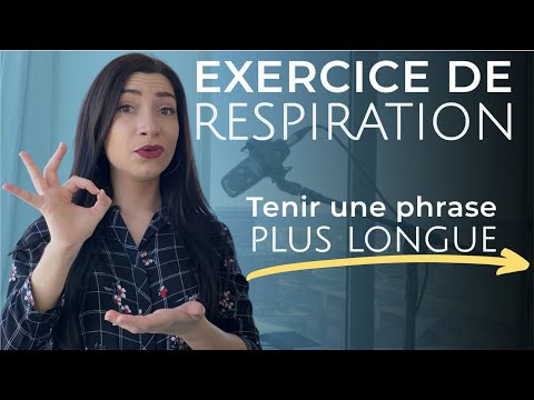 Exercices de respiration : L'INDISPENSABLE pour tenir des phrases plus LONGUES !